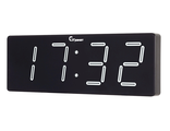 Настенные сетевые часы С-2512-Белые 52*18см