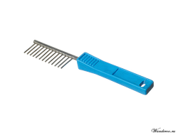 Зооник Расческа с пластмассовой ручкой редкая  Артикул: 07315