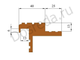 Закладной профиль против скольжения &quot;Безопасный Шаг&quot; (БШ-40)