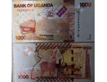 Уганда 1000 шиллингов 2021 г.