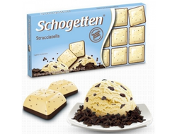 темный шоколад Schogetten Stracciatella Chocolate &quot;Мороженное с Шоколадом&quot; 100грамм (Германия)