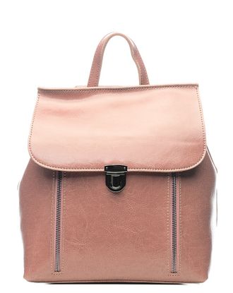 Кожаный женский рюкзак-трансформер Trim розовый