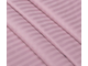 Подушка Premium анатомическая форма U 340 см наполнитель био пух + наволочка на молнии Сатин страйп Розовый/сирень