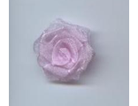 Капроновая роза бледно-сиреневая, 3*3 см.