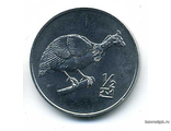 Северная Корея. 1/2 вона  2002 год. Птица.
