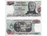 Аргентина 10 песо аргентино 1983-84 гг.