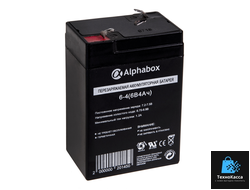 Аккумуляторная Батарея 6 В, 4.0Аh Alphabox 4.0-6 (6V, 4.0Ah)