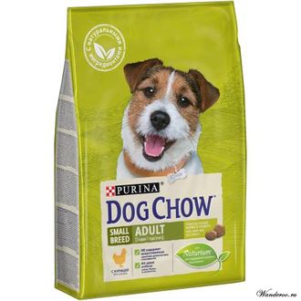 Dog Chow Adult Small Breed Дог Чау Эдалт корм для взрослых собак мелких пород, с курицей, 2,5 кг