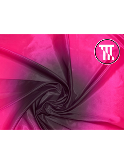 Перлшифон градиент, цв. Черника + Ярко-розовый (R=37см)