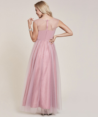 Розовое вечернее платье "Вербена" прокат Уфа