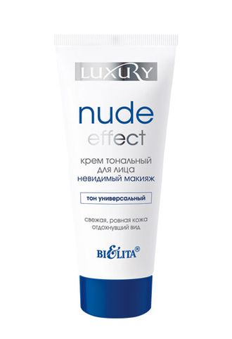 Крем тональный для лица NUDE Effect «невидимый» макияж «Luxury», 30 мл