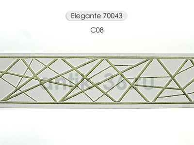 Арт. 70043, серия Elegante. Жаккардовая тесьма с футуристическим дизайном