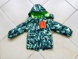 Демисезонная мембранная куртка Tornado цвет Wild Green Safari р. 92/98