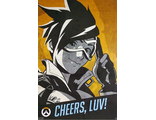 Постер ABYstyle: OVERWATCH: Tracer Cheers Luv: Poster (91.5x61)