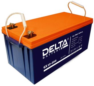 Гелевый аккумулятор Delta GX12-200 (12 В, 200 А*ч)
