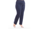 Прямые утепленные брюки   для женщин с полными ногами  арт. 802-6 (Цвет джинс) Размеры 54-78