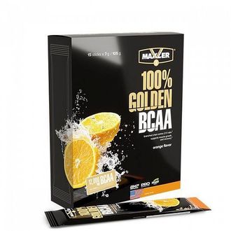 (Maxler) 100% Golden BCAA - (коробка 15шт - 7гр)