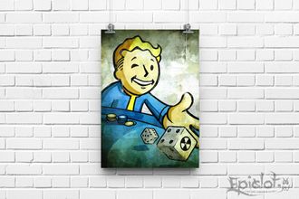 Постер Fallout Vault Boy