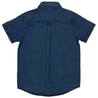 Рубашка джинсовая (цвет, синий), размер 3-4 года, 98-104 см