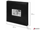 Фотоальбом BRAUBERG «Premium Black» 20 магнитных листов 30×32 см, под кожу, черный. 391186