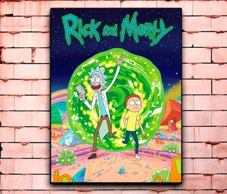 Постер «Rick and Morty» средний