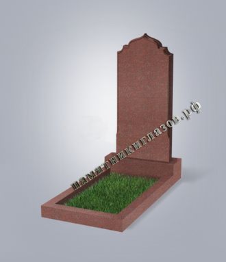 Гранит красный №19 Мусульманский 1000х450х70
