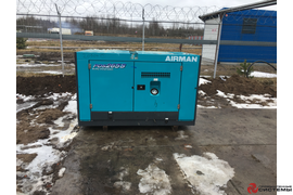 В феврале был поставлен дизельный винтовой компрессор Airman (Япония) для заказчика в Ленинградской области
