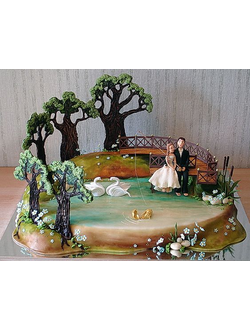 №40 торт свадебный