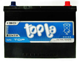 Автомобильный аккумулятор Topla Top JIS 70 R+ D26