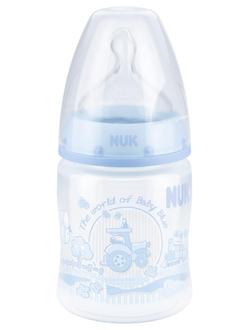 НУК FC Plus BABY BLUE Бутылочка 150мл соска сил р.1 М (0-6м)