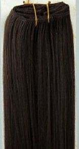 Волосы HIVISION Collection искусственные на заколках 50-55 см (5 прядей) №6