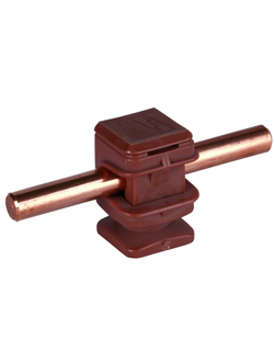 204001 Держатель проводника DEHNsnap h=16мм Rd=8мм M6 пластик серый