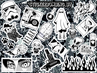 СТИКЕРБУК MINI №2- STICKER BOMBING ALBUM MINI №2