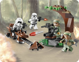 # 9489 Боевой Комплект: Повстанцы на Эндоре и Штурмовики Империи (Боевой Комплект 2012) / Endor Rebel Trooper & Imperial Trooper Battle Pack 2012