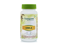 АМЛА (AMLA) АНТИОКСИДАНТ 750 мг  Sangam herbals, 60 таб.