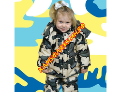 Военный зимний костюм для малышей фото-1