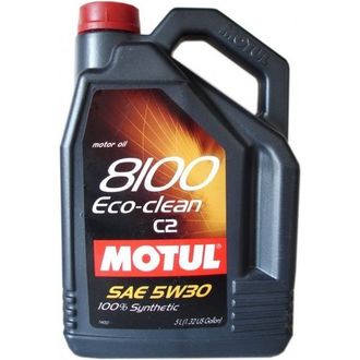Моторное масло MOTUL 8100 Eco-Clean C2 5W-30  5 л. синтетическое