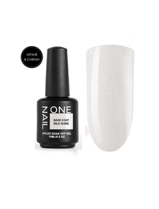 OneNail Base Coat Milk  Shine 15ml. (легкие в снятии)