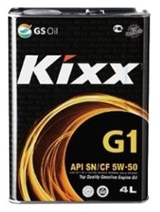 Масло моторное Kixx G1 SN/CF 5W-50 4L синт.