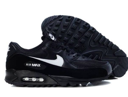 Nike Air Max 90 черные/замшевая вставка (42) Арт. 023F