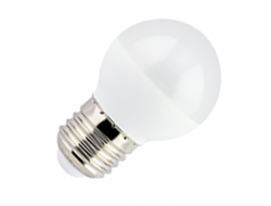 Лампа светодиодная Ecola шар G45 E27 5.4W 2700K 2K 75x45 (5W) Premium K7QW54ELC