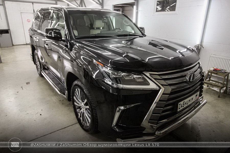 Пример шумоизоляции Lexus LX 570