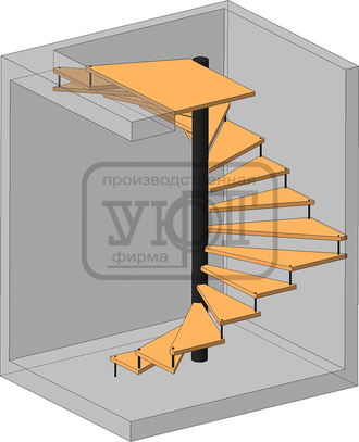 лестница винтовая на больцах