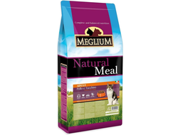 Meglium Adult Chicken and Turkey корм с курицей и индейкой для взрослых кошек всех пород, 15 кг