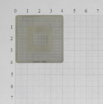 Трафарет BGA для реболлинга чипов ноутбука ALM1671 0,6 мм
