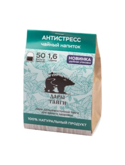 Сбор травяной "Дары Тайги" "Антистресс", фильтр-пакеты, 50 шт. х 1,6 гр.