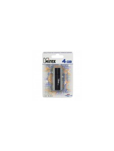 Накопитель USB 2.0 4GB Mirex LINE 13600-FMULBK04 чёрный (ecopack)