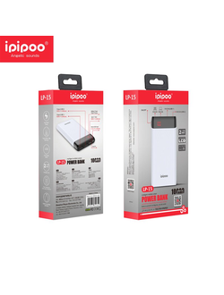 Внешний аккумулятор 10000мАч Ipipoo LP-15 оптом