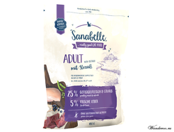 Sanabelle Adult Санабель Эдалт корм для взрослых кошек - страус, 10 кг
