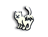 Кошачья попка - Брошь/ значок - 148